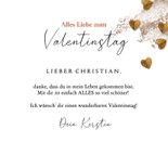 Fotokarte Valentinstag 6 Fotos goldene Herzen 3