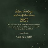 Fotokarte Weihnachten Rentier mit Lichterkette  3