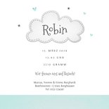 Geburtskarte Elefanten kleiner Bruder in Wagen 3