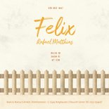 Geburtskarte Junge in Traktor 3