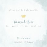 Geburtskarte niedlicher Elefant Foto innen 3