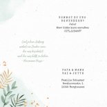 Geburtskarte Zwilling Giraffenkinder botanisch 2