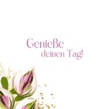 Geburtstags-Glückwunschkarte Foto und Blumen 2