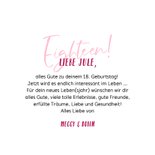 Geburtstagskarte 18. Geburtstag Eighteen mit Jahreszahl 3