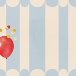 Geburtstagskarte Circus Luftballon Happy Birthday 2