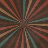 Geburtstagskarte 'Fünfzig' Vintage Seventies 2