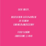 Geburtstagskarte 'Hooray it's your birthday' 3