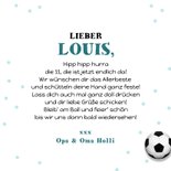 Geburtstagskarte Junge Fußball mit Foto 3