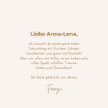 Geburtstagskarte minimalistisch Streifen 'Happy Bithday' 3