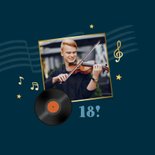 Geburtstagskarte Musikinstrumente 'Happy Birthday' 2