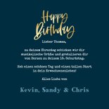 Geburtstagskarte Musikinstrumente 'Happy Birthday' 3