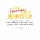 Geburtstagskarte Party-Rex 3