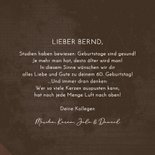 Geburtstagskarte 'Sechzig' Vintage Sixties 3