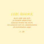 Geburtstagskarte Sonne 'Happy Birthday Sunshine' 3