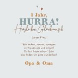 Geburtstagskarte Spielzeugauto Retro 1. Geburtstag 3