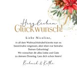 Geburtstagskarte Weihnachtsgesteck 3