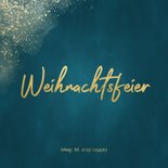 Geschäftliche Einladung Weihnachtsfeier Goldschrift 2