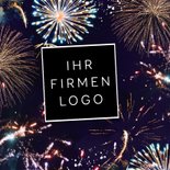Geschäftliche Grußkarte 'Happy New Year' 2