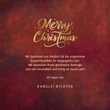 Geschäftliche 'Merry Christmas'-Karte mit Schreibschrift 3