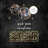 Geschäftliche Weihnachtskarte 'Virusfrei' 2