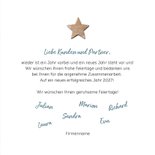 Geschäftliche Weihnachtskarte Wegweiser 3