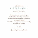 Glückwunschkarte 5. Jahrestag Hölzerne Hochzeit Holzherz 3