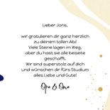 Glückwunschkarte Abitur 2026 'Hut ab' 3