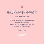 Glückwunschkarte Geburt Zwilling rosa Känguruhs 3