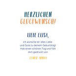 Glückwunschkarte Geburtstag Geschenke 'Happy Birthday' 3