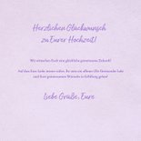 Glückwunschkarte Hochzeit Papercut und Lettering 3