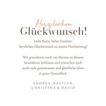 Glückwunschkarte Hochzeitstag Blumenbukett 3