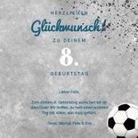 Glückwunschkarte mit Foto für Fußballfan 3