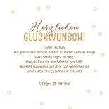 Glückwunschkarte Prüfung 'Well done' Sektgläser 3