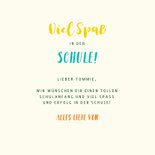 Glückwunschkarte Viel Spaß in der Schule 3