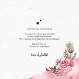 Glückwunschkarte zum Hochzeitstag Rosen 3