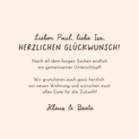 Glückwunschkarte Zusammen ziehen Goldfische im Glas 3