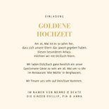 Goldene Hochzeit Fotokarte Einladung 50 Jahre verheiratet 3