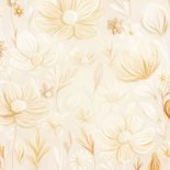 Grußkarte Ermutigung/Trost Blumen in Beige 2