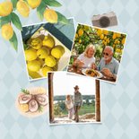 Grußkarte Fotocollage Sizilien-Urlaub 2