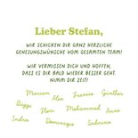 Grußkarte Genesung & Zuversicht Frosch 3