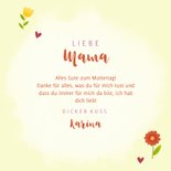 Grußkarte Muttertag mit Blumen 3