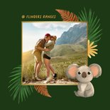 Grußkarte Rundreise Australien Koala & Fotos 2