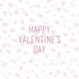 Grußkarte Valentinstag großes Herz & Name 2