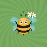 Gute-Besserungs-Karte 'Bee well soon' Biene 2