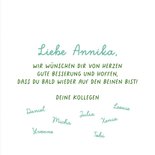 Gute-Besserungs-Karte 'Bee well soon' Biene 3