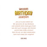 Happy Birthday Geburtstagskarte 3