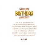 Happy Birthday Geburtstagskarte 3