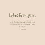 Hochzeit-Glückwunschkarte Blumengirlande 3