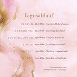 Hochzeitseinladung Aquarell-Goldlook & Foto 2