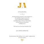 Hochzeitseinladung Goldakzente Fotos Quadrat 3